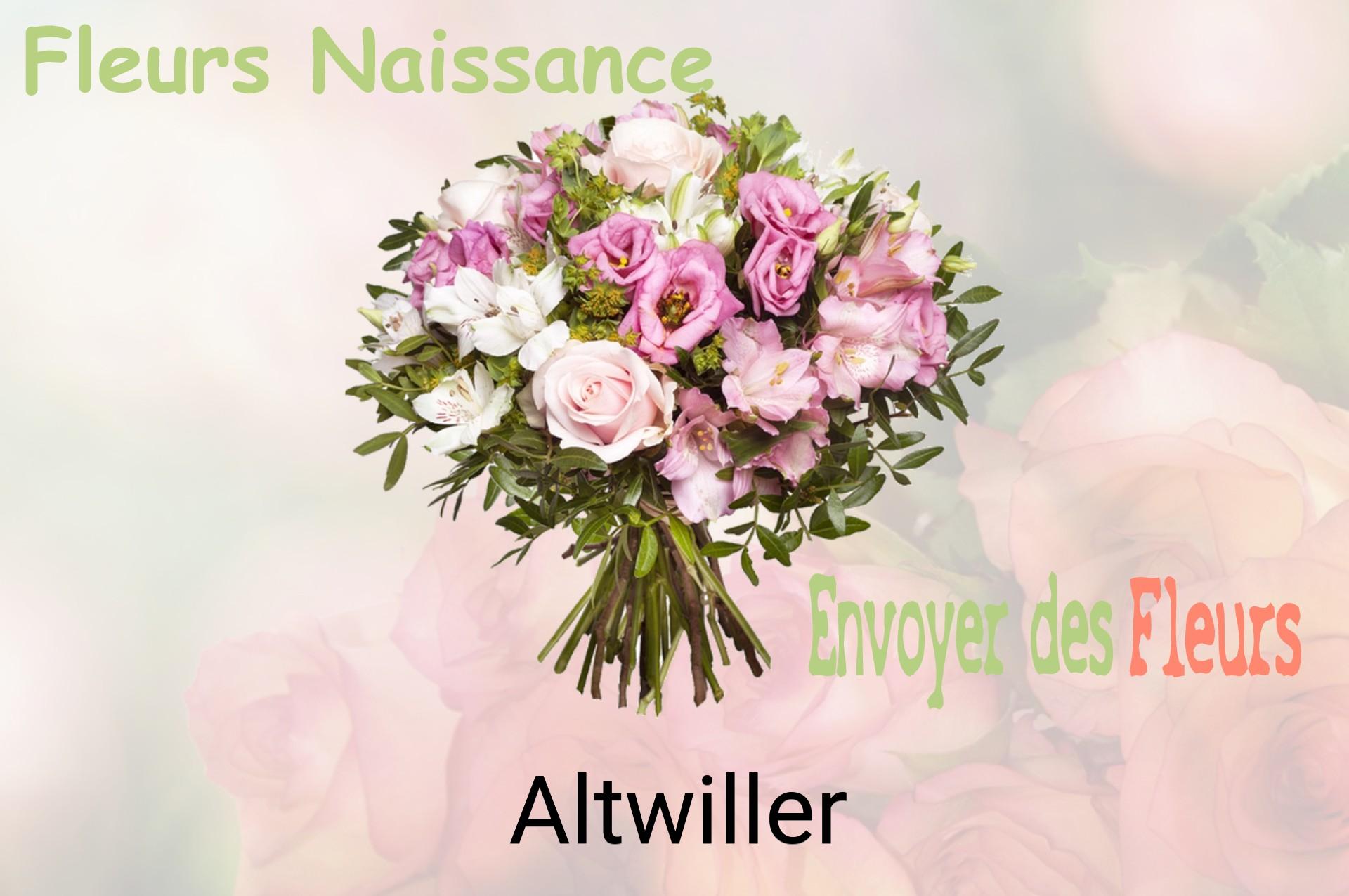 Bouquet de fleurs de naissance livré à Altwiller